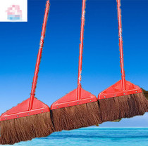 Broom wooden handle dustpan combination broom sweeping mane brooms House soft hair plastic Brown broom with Brown broom
