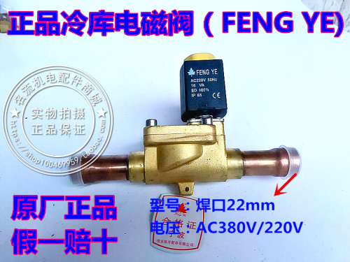 FENGYE solenoid valve SV8 SV10 SV13 air conditioning cold storage solenoid valve coil 220V380V pilot diaphragm