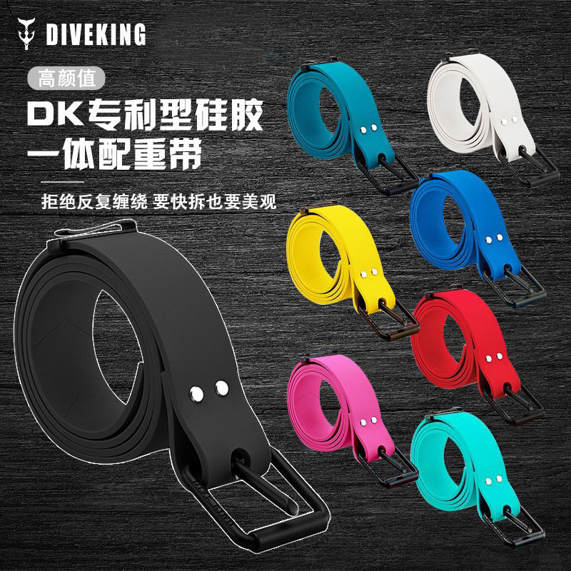 Diveking Dive Belt Dive Belt Dive Belt Scuba Deep Fisheries Dive Liquid Silicone Belt with Dive Liquid Strip