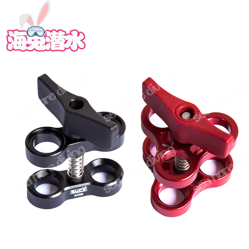 SCUBALAMP AC03 Butterfly Clip Three-head Butterfly Clip