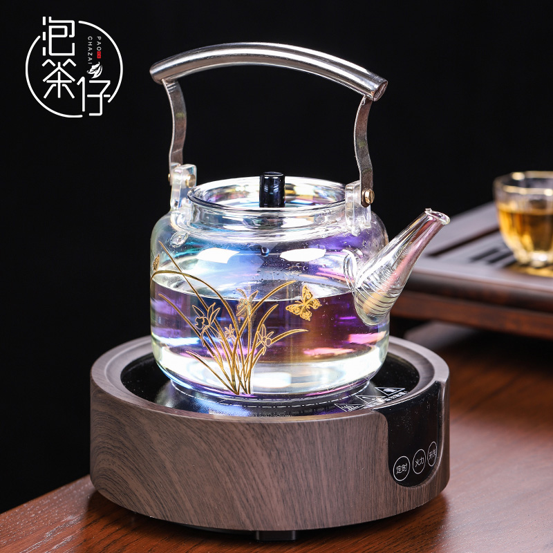 Electric TaoLu boiled tea, small mini home tea tea kettle circular.mute tea special tea stove base