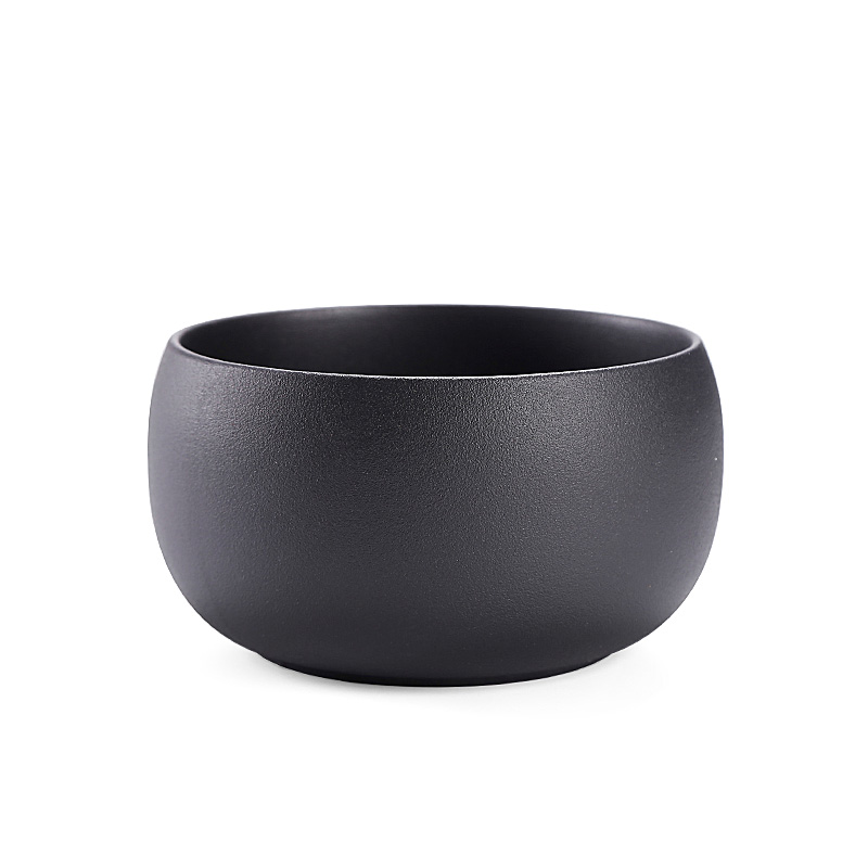 Retro large household coarse ceramic tea wash bowl washing teacups basin water jar tea kungfu tea accessories
