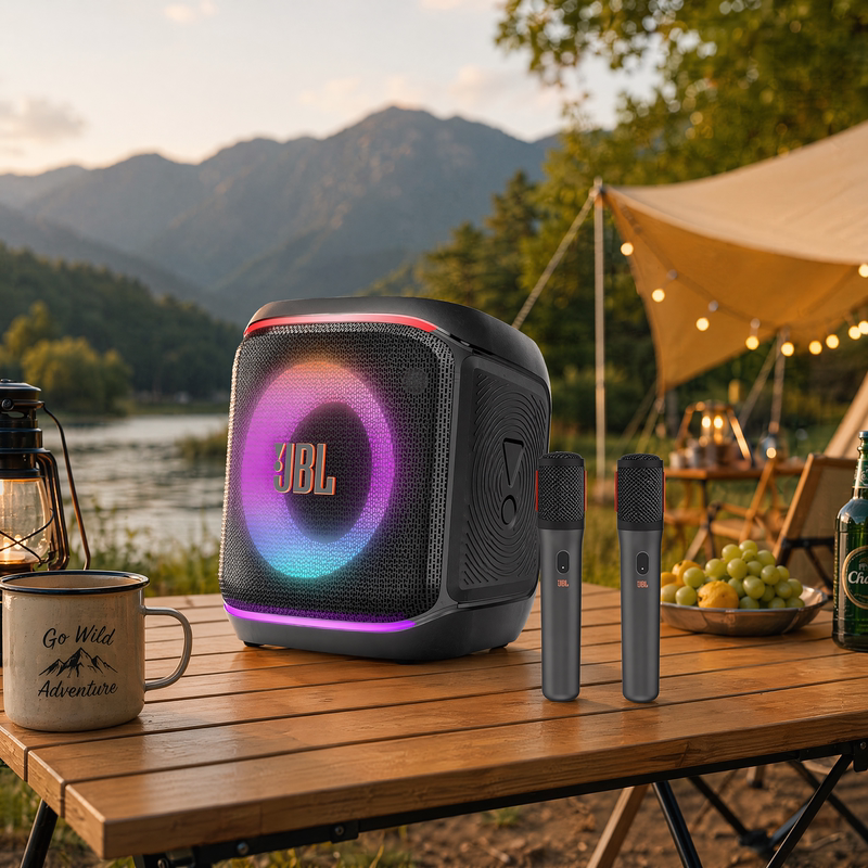 Jbl Partybox Encore2 Music Warrior Singing Edition 2Nd Generation Home Ktv Speaker Camping Audio Gift