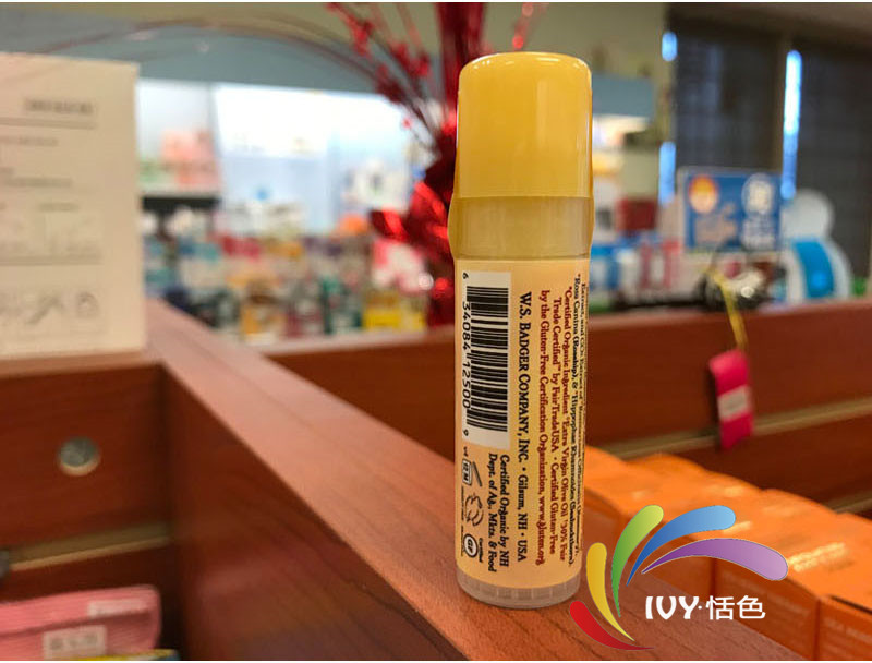 Hoa Kỳ mua Beji 獾 Badger lip balm dưỡng môi hữu cơ phụ nữ mang thai tự nhiên trẻ sơ sinh có sẵn 7g - Son môi son shu 570 vỏ đen