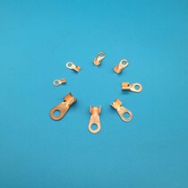 Terminal OT UT6 3 plug spring cold pressing open end Tube type copper connector High temperature wire connector