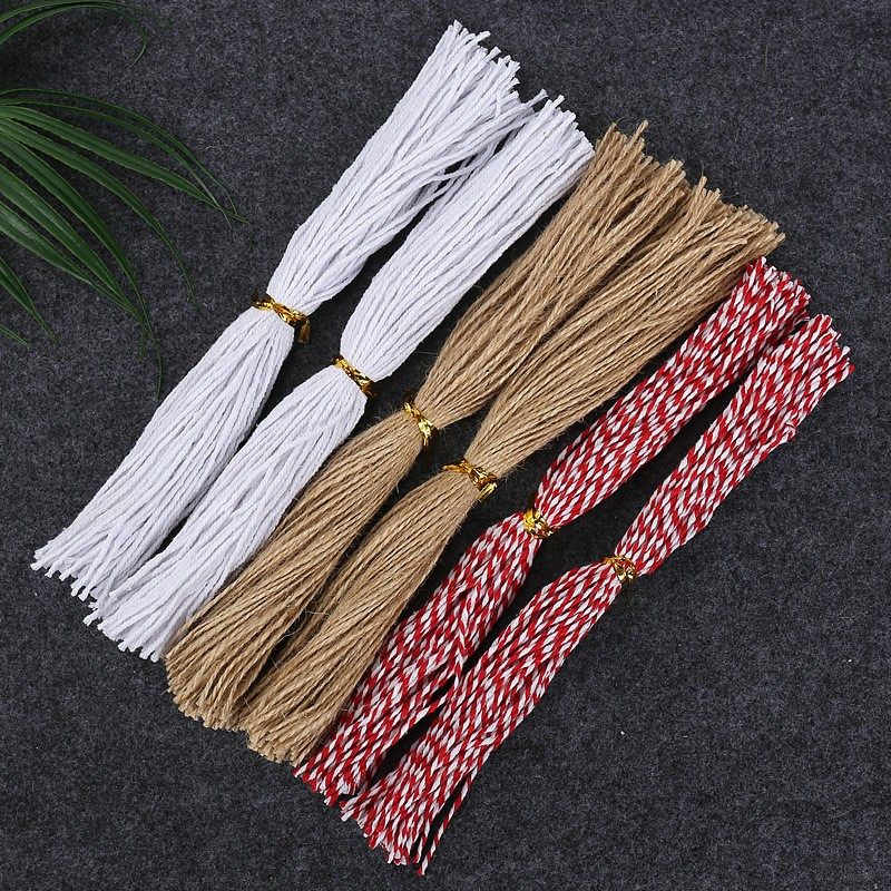 100 hang tag strings, a must-have for christmas decorations! 🎄 ...