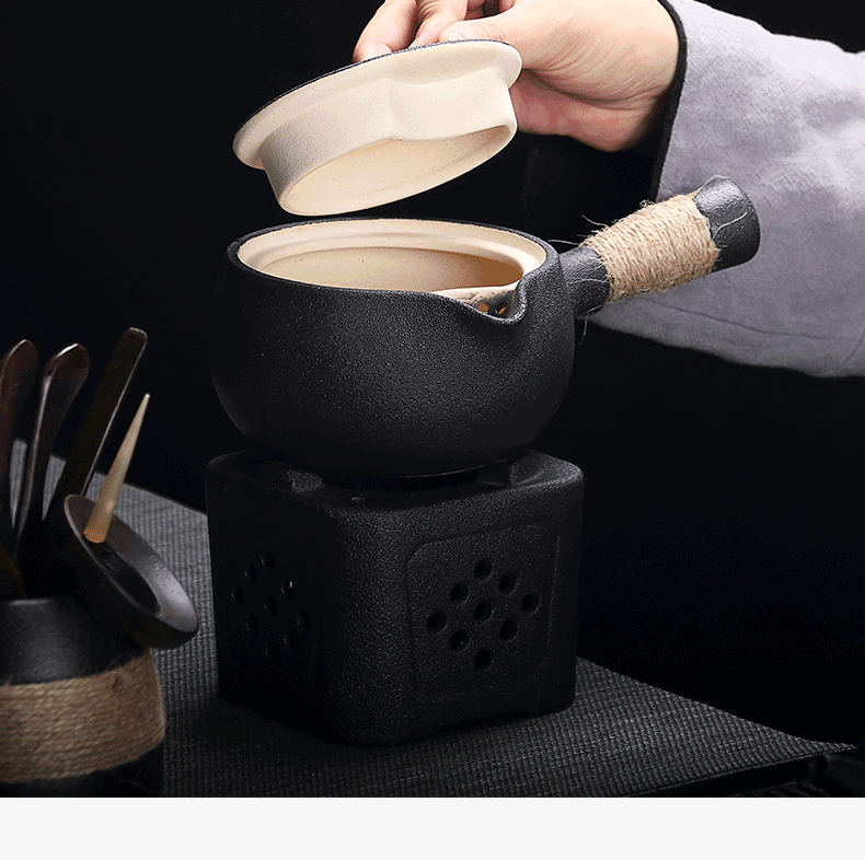 Love pu - erh tea boiling tea ware ceramic pot to boil tea stove'm white tea, black tea pot clay POTS side put the pot of warm the teapot