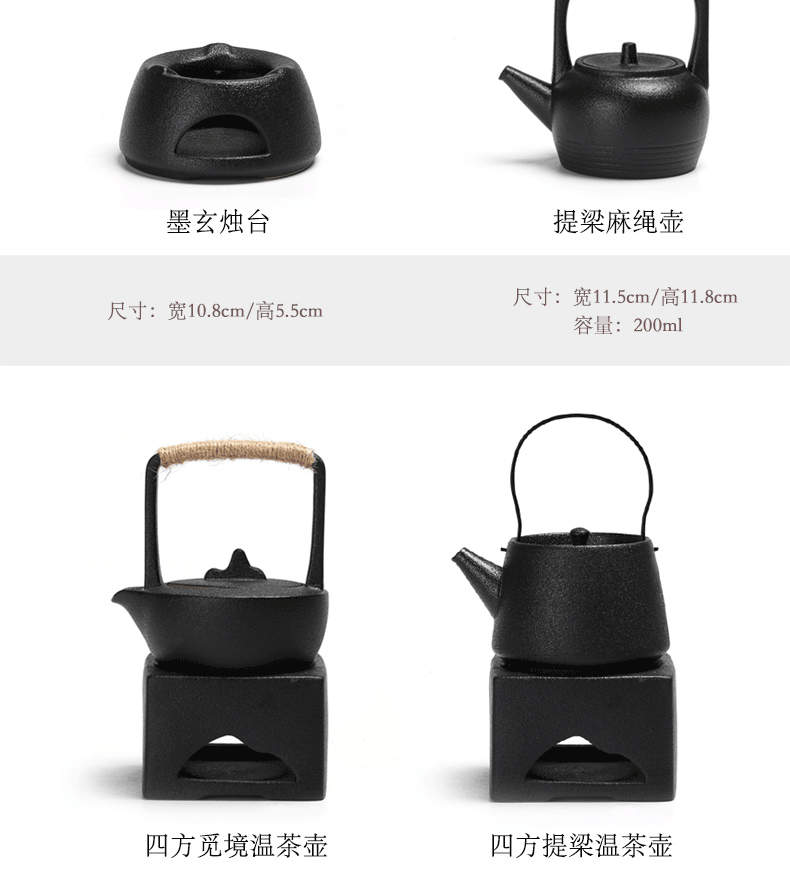 Love pu - erh tea boiling tea ware ceramic pot to boil tea stove'm white tea, black tea pot clay POTS side put the pot of warm the teapot