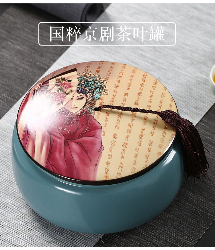 Love caddy fixings multilayer puer tea box moistureproof the receive large warehouse up tea machine sealing ceramic seven tea cake