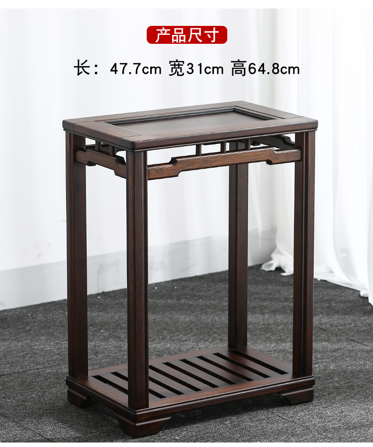 Ark of love tea bamboo wood mobile water tank car small tea tea tea machine household receive Chinese shelf