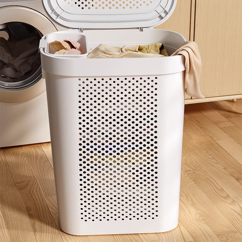 Star Superior Dirty Laundry Basket Home Large Capacity With Cover Dirty Laundry Basket Toilet Containing Laundry Basket Clothing Dirty Laundry Clothing Containing Basket-Taobao