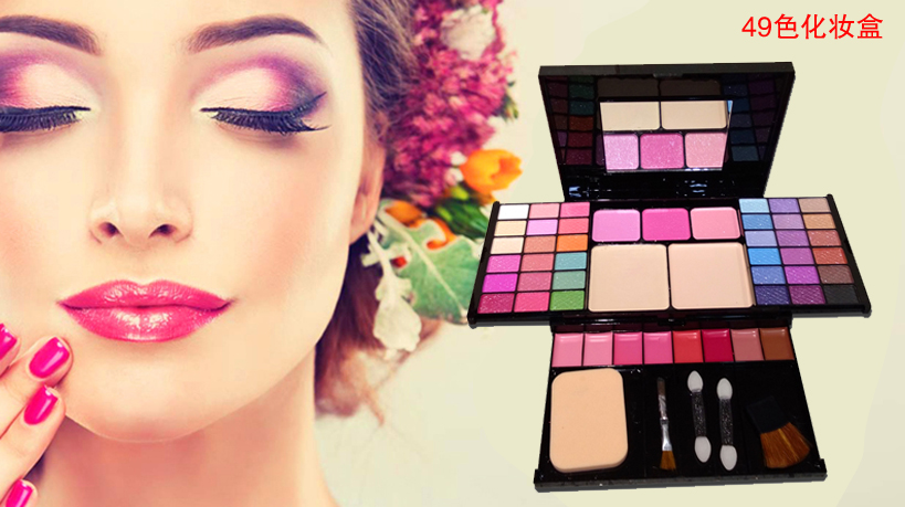 Hộp phấn mắt hộp trang điểm màu đất bóng mắt màu nude bóng mắt hộp trang điểm hộp son môi màu đỏ bột bánh phấn mắt innisfree