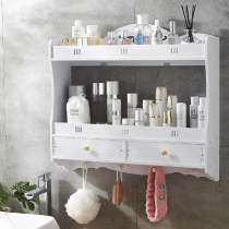 Bathroom shelf Wall-mounted non-perforated bathroom storage rack Toilet sink toilet shelf Wall-suction type