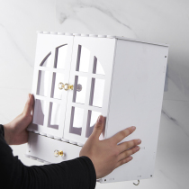 Jigui bathroom shelf Bathroom cabinet hole-free shelf Toilet sink wall-mounted suction wall storage rack