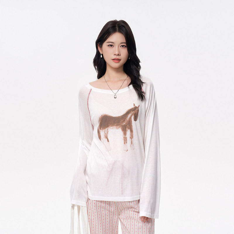 Momstudios Maternity Wear Summer Cover-Up Top Petite Lyocell Knitwear Pregnancy French Style Outfit Summer