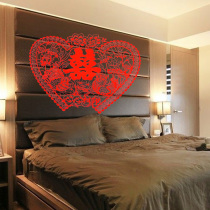  Wedding supplies Hi word door stickers Wedding room decoration decoration wall Wedding bed oversized stickers Full set of Hi Zi stairs