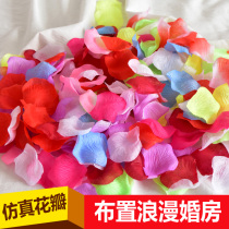 Wedding supplies Simulation rose petals Wedding room layout manufacturing Romantic wedding gift proposal Birthday party hand sprinkled flowers