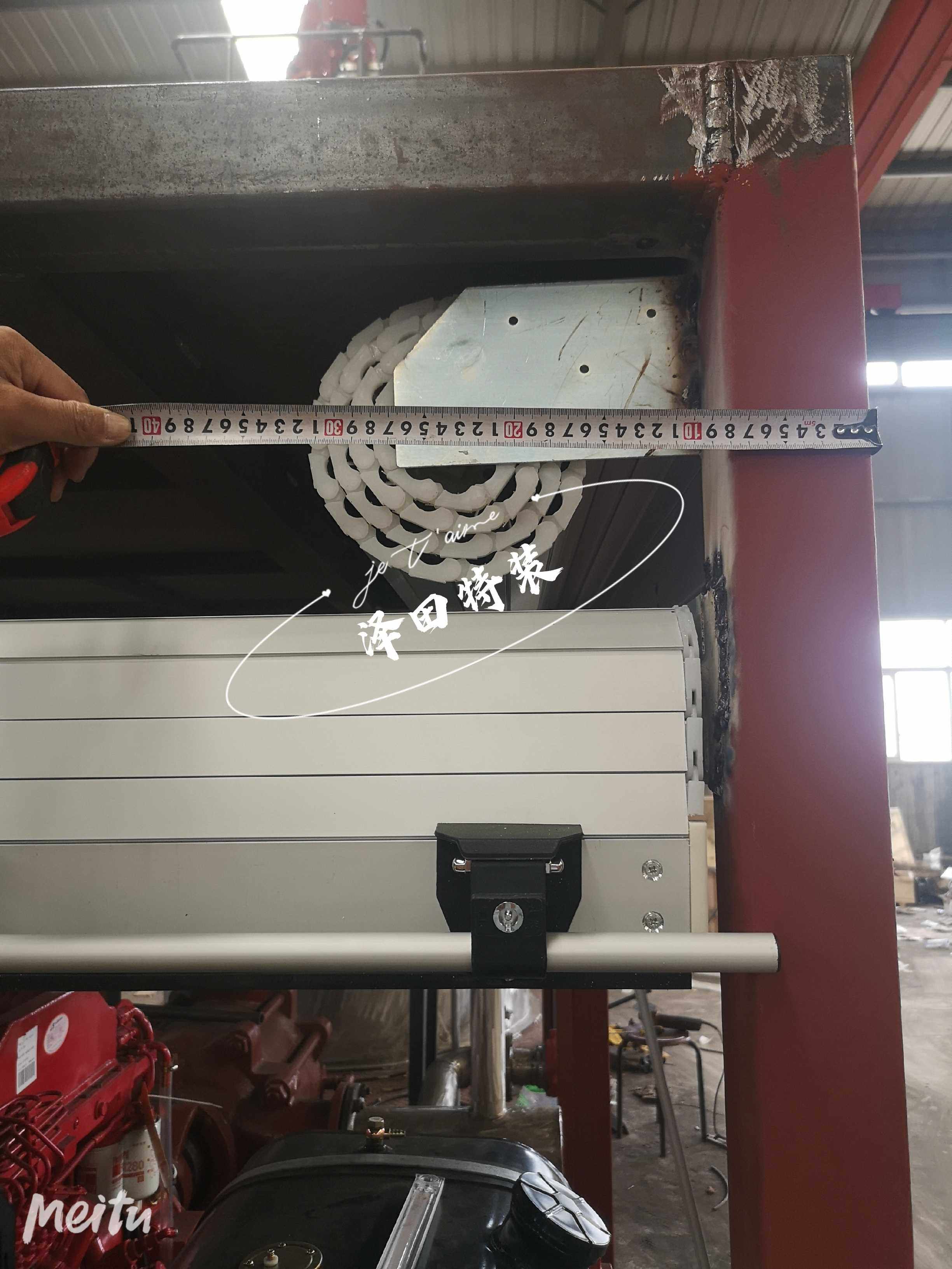 Fire truck shutter door custom aluminum alloy shutter door fire shutter box shutter door customization