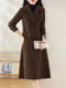 Cormusse big brand autumn and winter suit women's two-piece fashionable temperament 2025 new woolen coat skirt