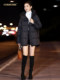 Cormusse hooded mid-length goose down down jacket for women 2025 winter new thickened warm fashionable jacket