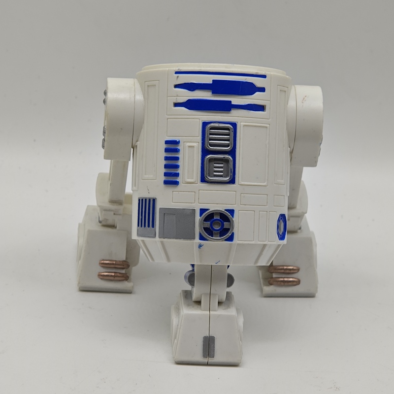 Genuine Loose Item Star Wars R2-D2 Robot Trash Can Model Ornament, Height 10.5cm, Missing Head