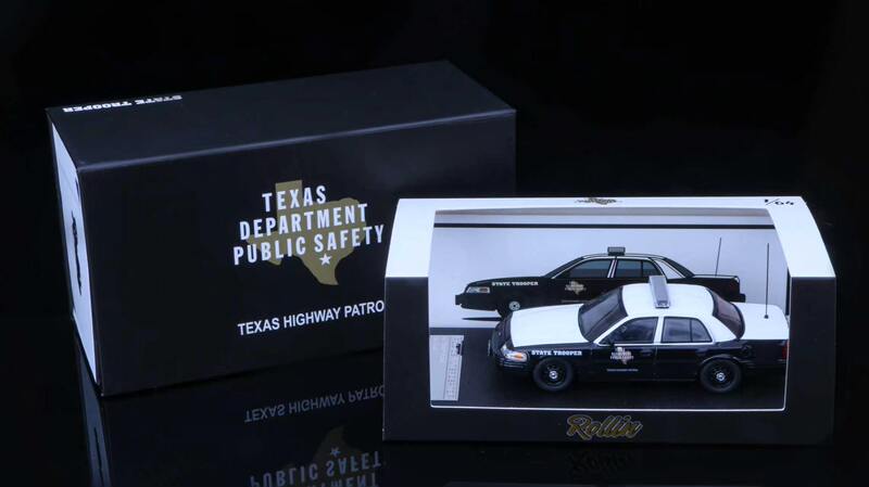 [in Stock] Rollin 1:64 Mexican Federal Texas Highway Patrol Txhp Alloy Model