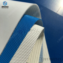White blue PVC PU anti-slip pattern industrial assembly line conveyor belt