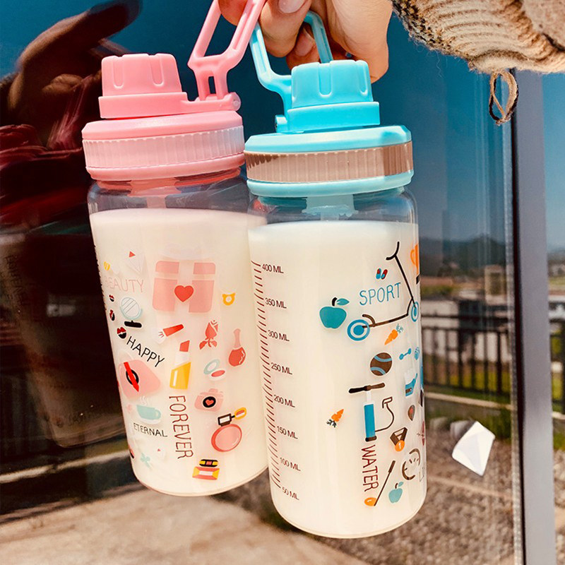 A cup for drinking milk is a special cup with a milliliter graduated