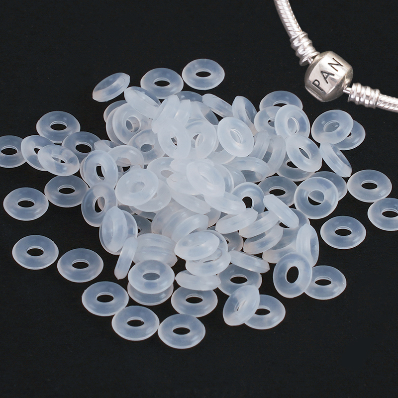 Pandora Bracelet Beads with Fixed Clasp Positioning, Built-In Silicone Rubber Gasket, Anti-Wear, Anti-Slip, High-End