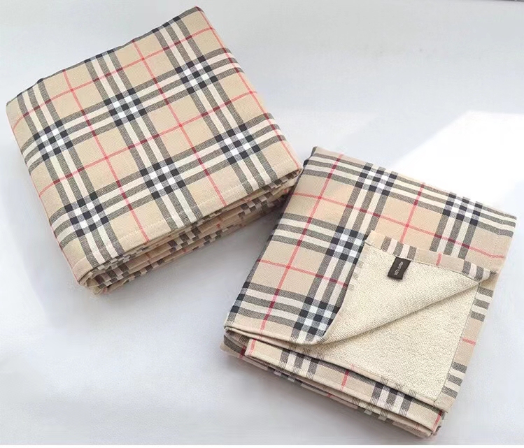Foreign Trade Brand Babao British Fashion Plaid Towel Bath Towel Pillow Towel 100% Pure Cotton International Brand All-Cotton Foreign Trade Brand Babao British Fashion Plaid Towel Bath Towel Pillow Towel 100% Pure Cotton International Brand All-Cotton