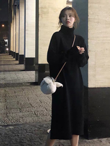 2021 new Taiwan new dress light ripe culture quality Foreign style terrier orange skirt first love skirt forest black