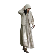 Autumn New Small Ocean Dress Port Wind Retro Chic Reduction Age Fashion Horse Chia Dress Professional Two Suit Women Dress