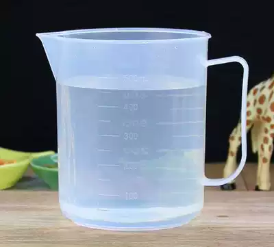 Measuring cup WITH scale 500ml HOUSEHOLD thickened edible grade PLASTIC measuring cup SPECIAL measuring CUP FOR STEWED chicken 1000ML
