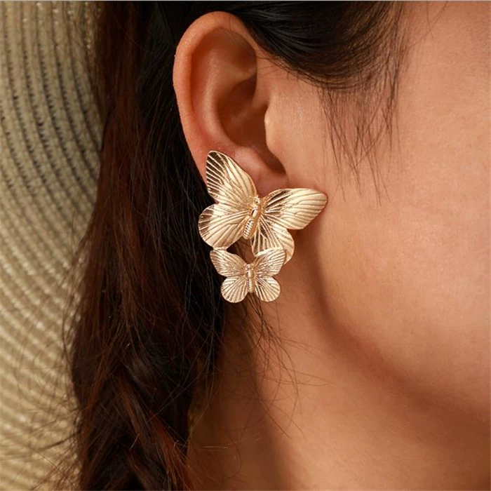 [женс серьги мода women leaf earrings]