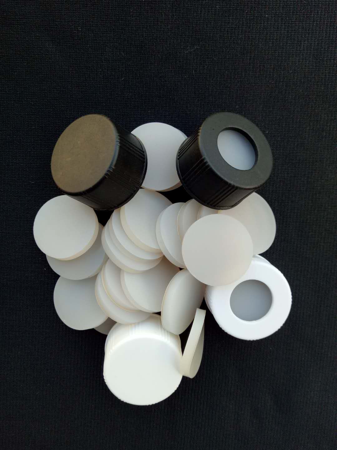 玻璃螺口进样瓶试剂瓶顶空盖 适合20/30/40/50/60ml 垫片22*3mm