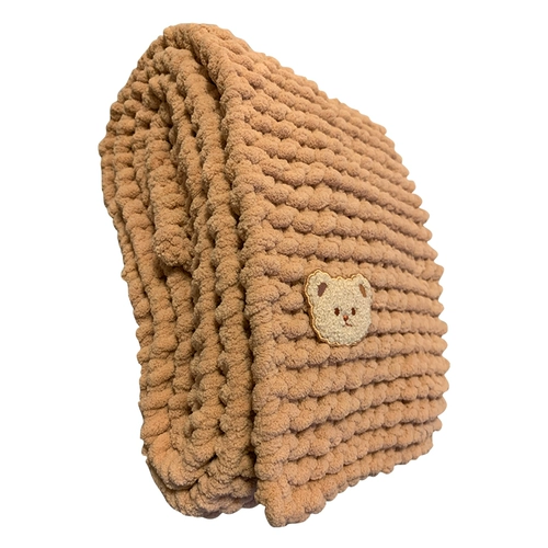 Шарф ручной работы, коралловый плетеный набор материалов, с медвежатами, «сделай сам»