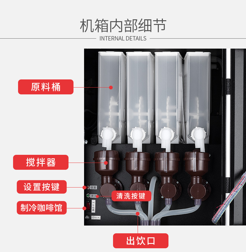 máy pha cà phê cầm tay Máy pha cà phê thương mại một máy tự phục vụ đa chức năng máy pha nước giải khát tự động máy pha trà sữa nóng lạnh máy pha cà phê gaggia classic