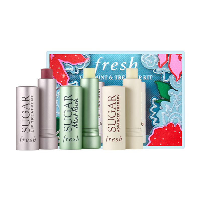 【百补】馥蕾诗澄糖经典润护唇部礼盒(三支装)