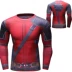 Người Sắt Người Nhện Đội Mỹ Avengers Thể Thao Co Giãn Cao Cơ Thể Dài Tay Mỏng Tập Thể Dục Quần Áo Thun Nam Áo phông dài