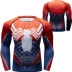 Người Sắt Người Nhện Đội Mỹ Avengers Thể Thao Co Giãn Cao Cơ Thể Dài Tay Mỏng Tập Thể Dục Quần Áo Thun Nam Áo phông dài