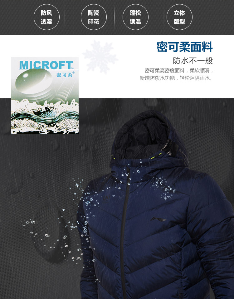 Li Ning down jacket 2019 mùa đông mới mùa đông nam ấm áp trùm đầu ngắn thể thao xuống áo khoác AYMM061 áo phao siêu nhẹ