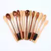 Japanese style mixing long handle wooden spoon Winding small soup spoon Coffee spoon Environmentally friendly portable creative spoon Honey wooden spoon