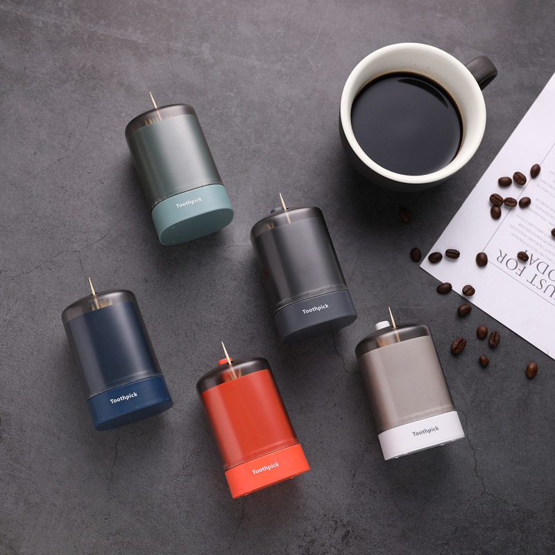 Toothpicks Box cartridges Creative home toothpicks Bucket personality Home Nordic Ins press-type Net Red Dining Room Upscale Automatic