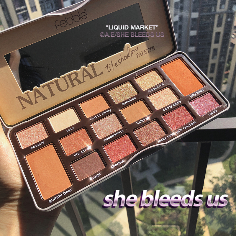 Bảng tin Tin Shadow Palette Peach Red Eye Shadow One mảng Makeup phan mat