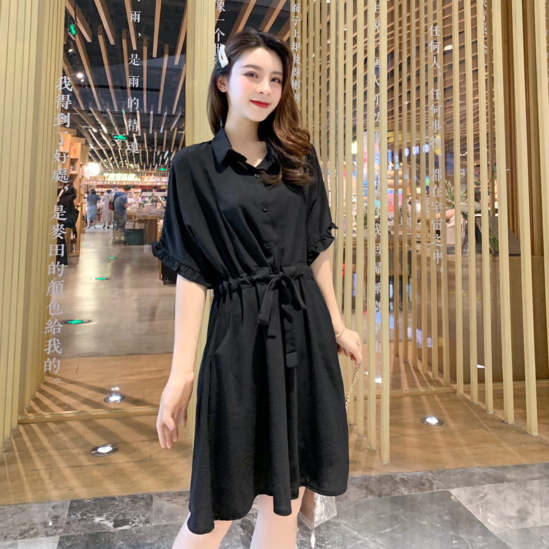 Nursing Clothes, Summer Wear, Fashionable Dresses, Nursing Clothes, Short-Sleeved Lapels, Slimming Nursing Clothes, Breastfeeding Tops