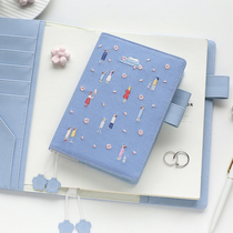 NOTE FOR official limited cloth hand account cover book clothing Sakuras scenery poem A5A6 Handbook cover