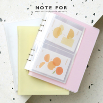 NOTE FOR LOOSE LEAF TICKET SET A5 POSTCARD HAND ACCOUNT STICKER SMALL CARD POLAROID TICKET STORAGE BOOK