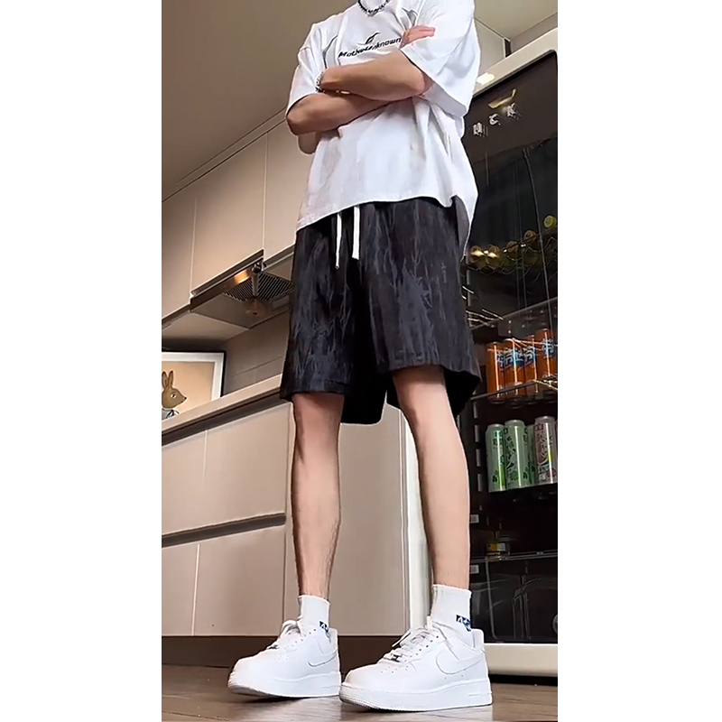 American-Style Tie-Dye Ice Silk Quick-Drying Shorts for Men, Summer High Street Trendy Brand Sports Pants, Loose Over-The-Knee 4/5 Length Pants American-Style Tie-Dye Ice Silk Quick-Drying Shorts for Men, Summer High Street Trendy Brand Sports Pants, Loose Over-The-Knee 4/5 Length Pants