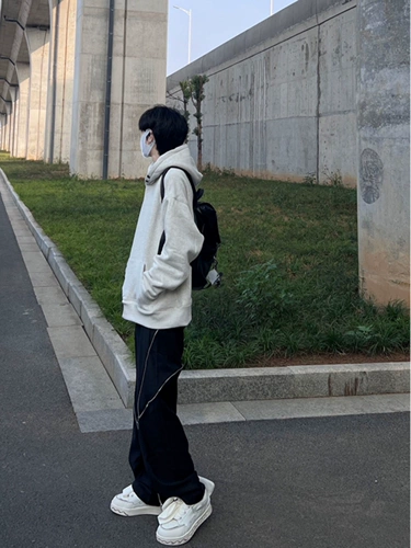 Спортивная осенняя большая модная куртка с капюшоном, США