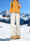 Outdoor soft shell three-proof plus velvet jacket pants for men and women winter ski suit three-in-one jacket matching pants